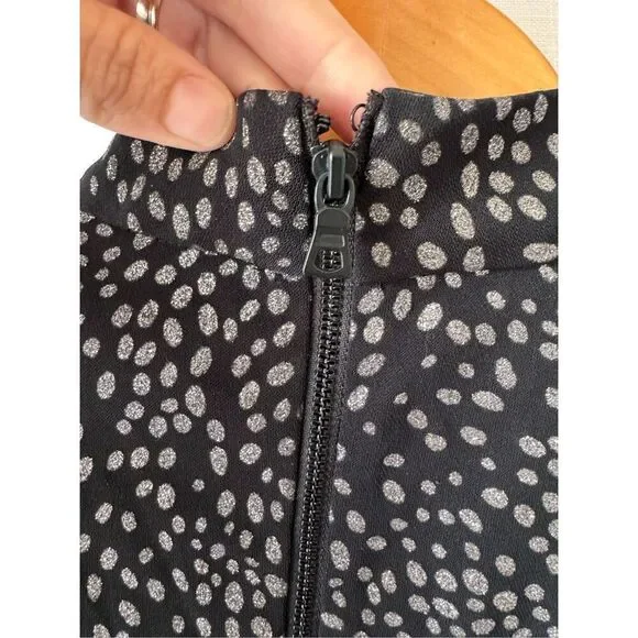 NWT Alice + Olivia Inka Strong-Shoulder Mockneck Dress Size 2 - Picture 6 of 12